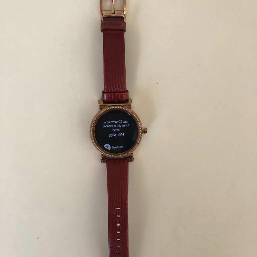 Michael Kors Sofie Pave Rose Gold Tone Smartwatch